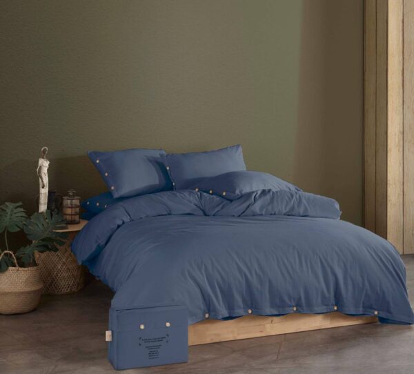 Bella Stone Wash Antrasit Nevresim Takımı