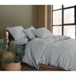 Bella Stone Wash Gri Nevresim Takımı