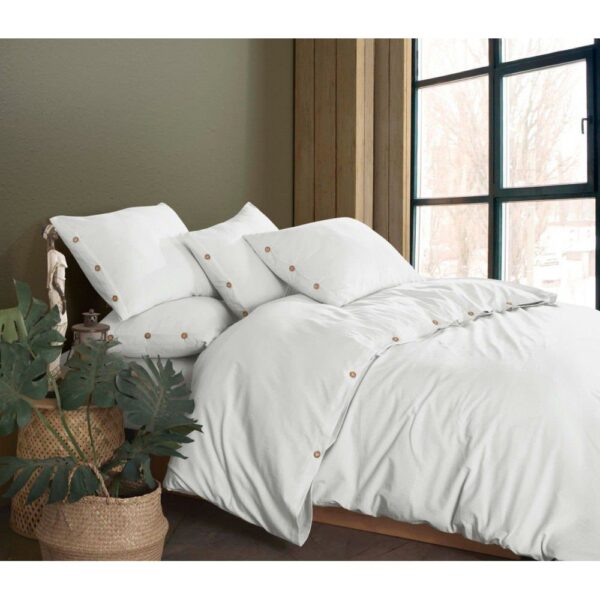 Bella Stone Wash Taş Rengi Nevresim Takımı