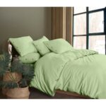 Bella Stone Wash Yeşil Nevresim Takımı