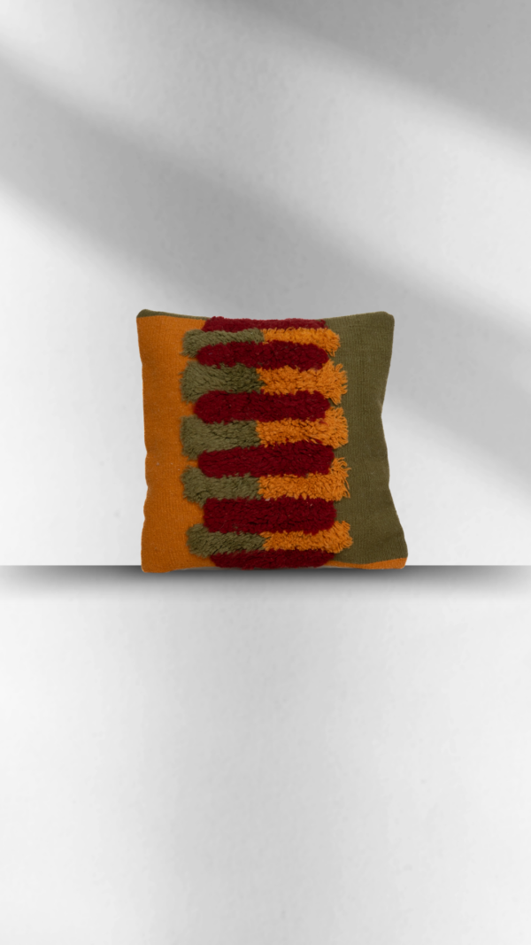 Denizli Yünlü Kırlent Kılıfı | El Yapımı ve Geleneksel Dokuma Sanatı