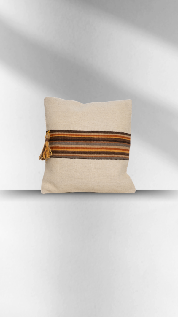 Selçuklu Dokuma Yünlü Kırlent Kılıfı | El Yapımı Geleneksel Zanaat