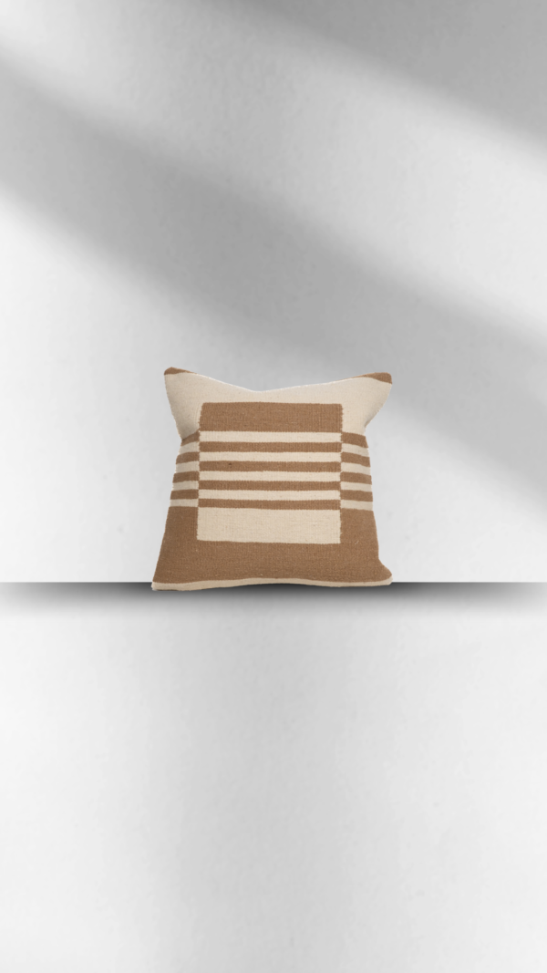 Geleneksel Tezgah Dokuması Kırlent Kılıfı | Yünlü İple Elde Dokunan Eşsiz Tasarımlar