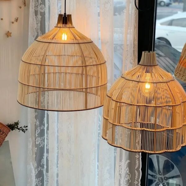 Lasser Rattan Sarkıt Avize