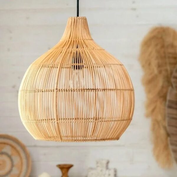 Pavot Rattan Sarkıt Avize